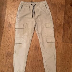 Grey Athletic cargo jeans